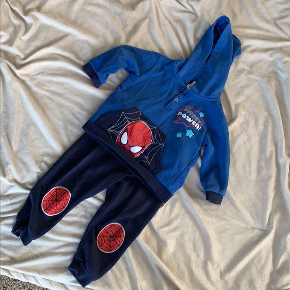 Spider Man sweatshirt and pant set